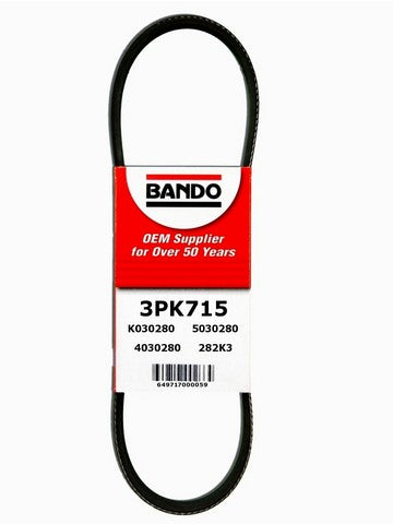 Accessory Drive Belt Bando 3PK715
