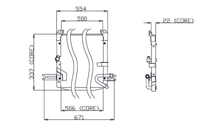 A/C Condenser Denso 477-0142