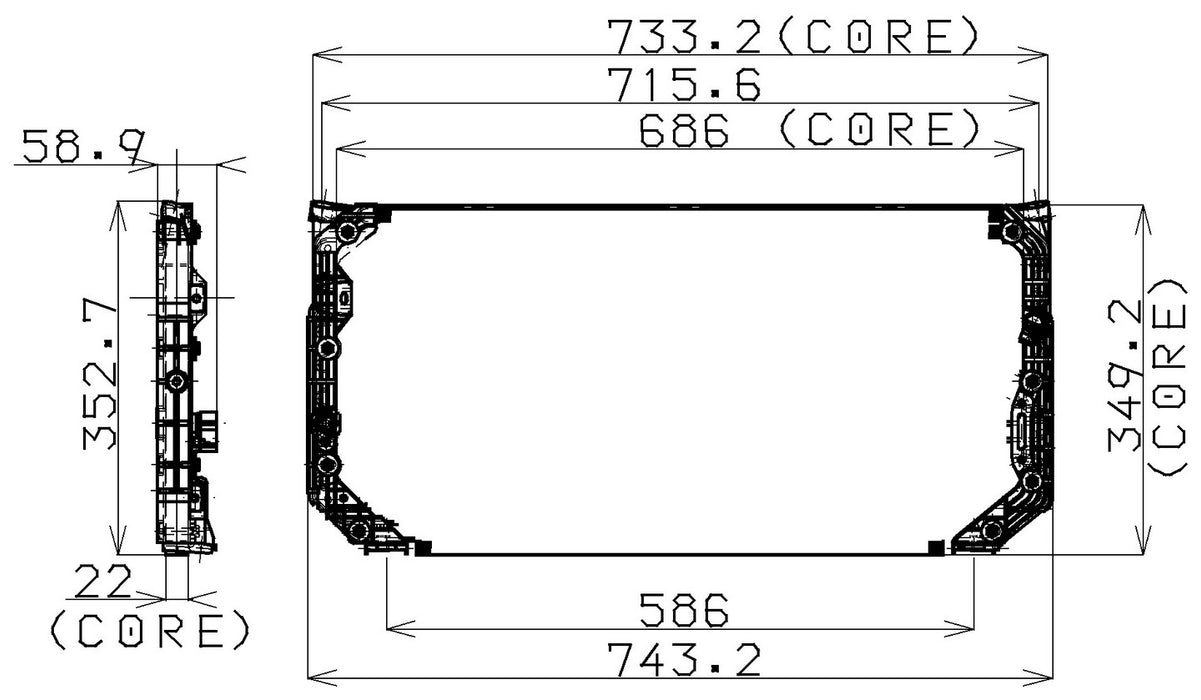 A/C Condenser Denso 477-0508