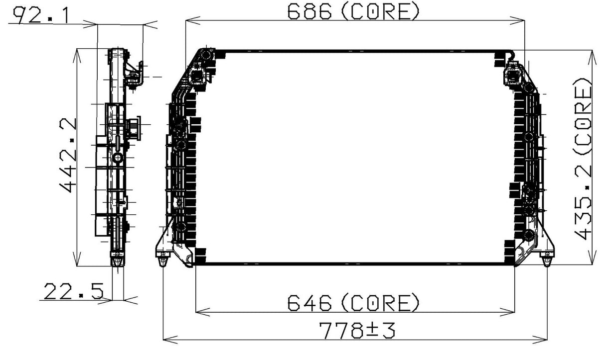 A/C Condenser Denso 477-0509