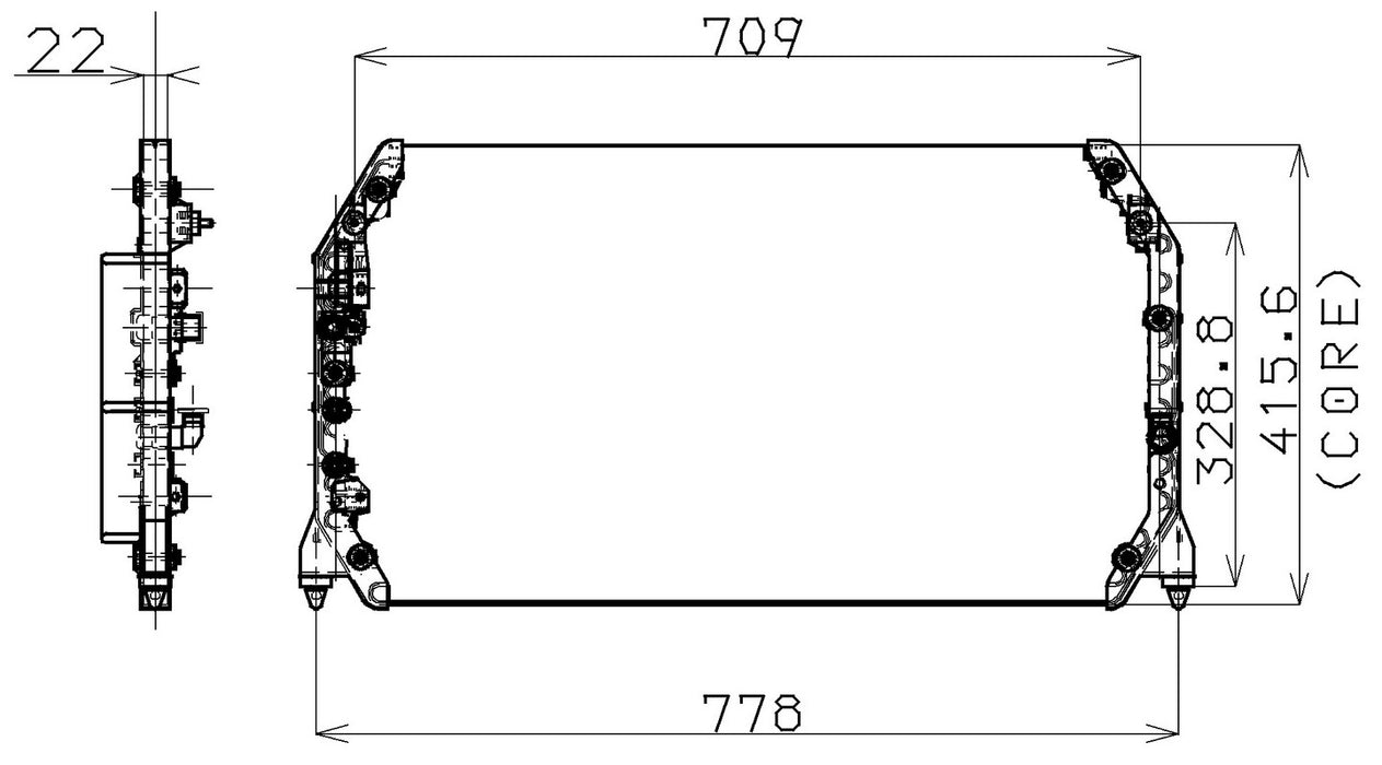 A/C Condenser Denso 477-0513