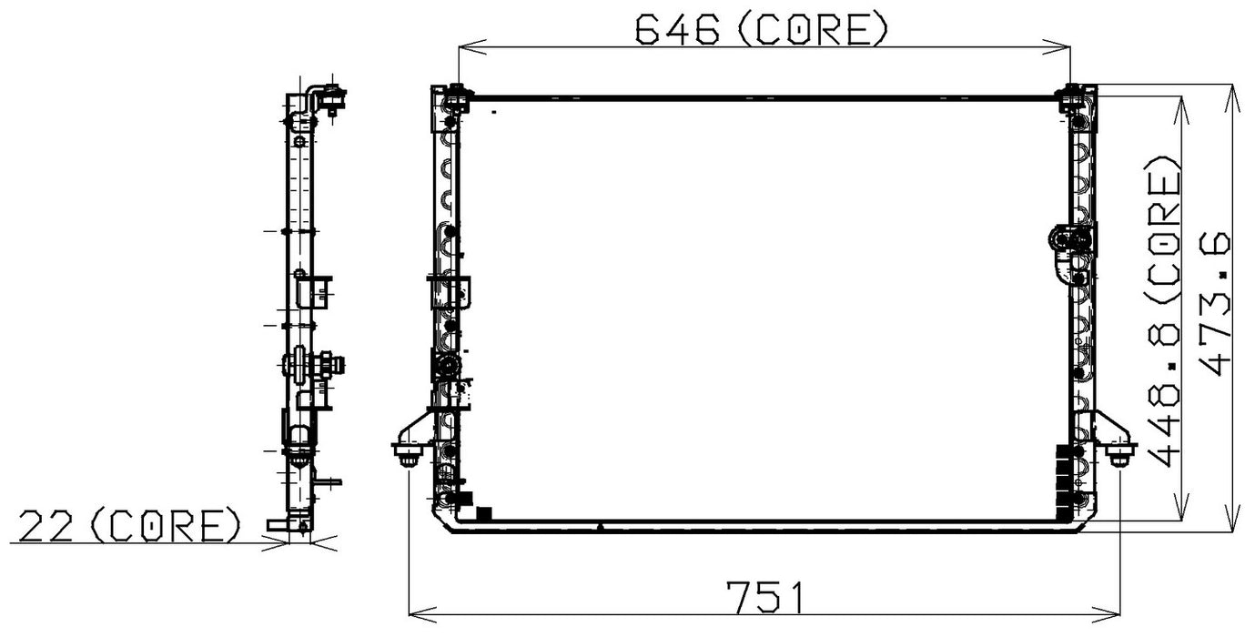 A/C Condenser Denso 477-0539