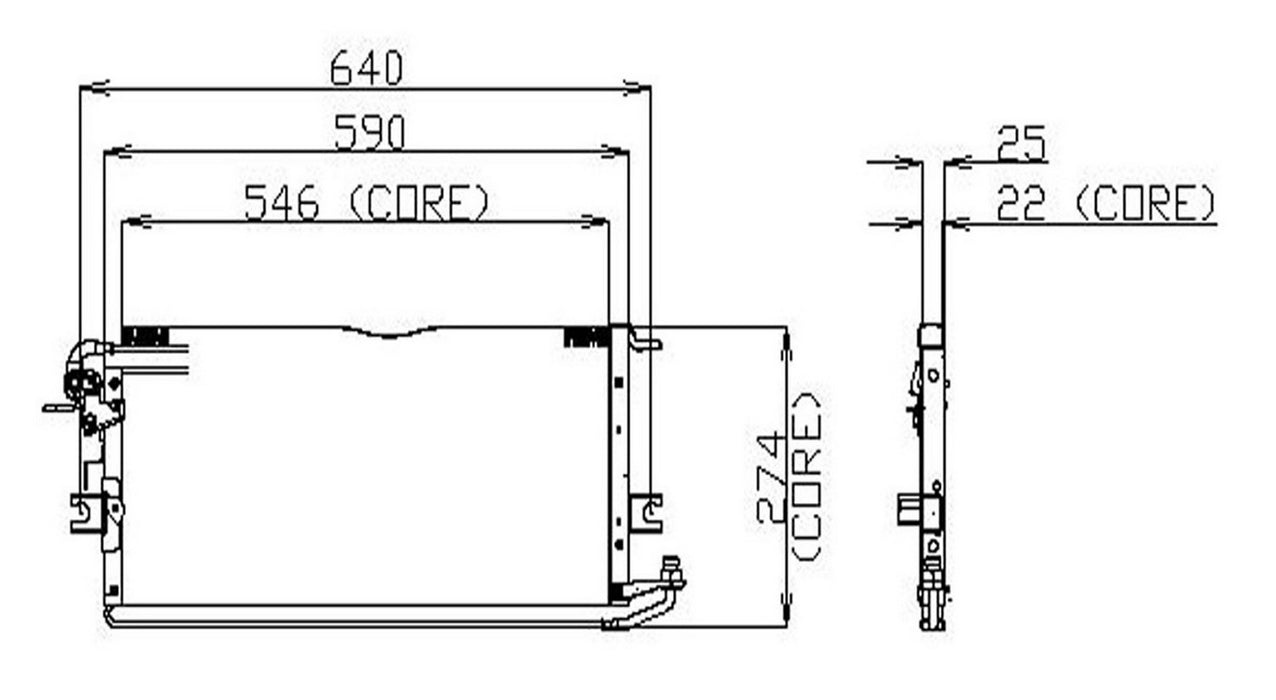 A/C Condenser Denso 477-0566