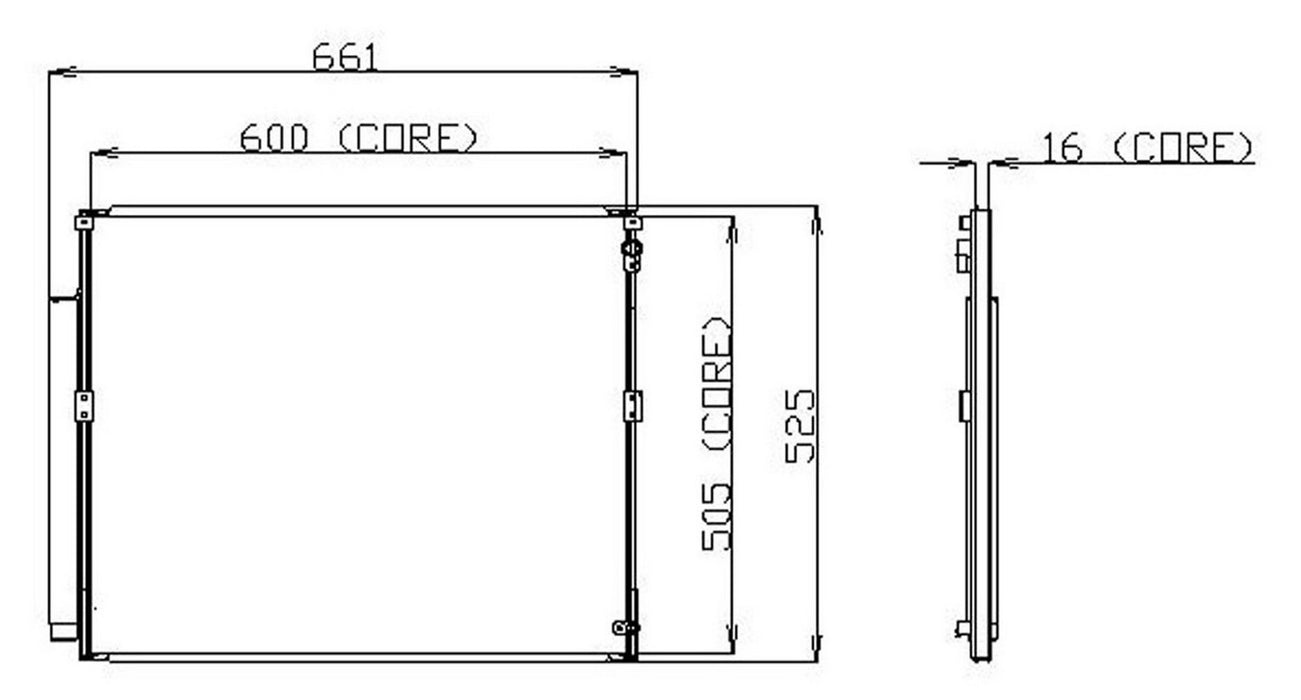 A/C Condenser Denso 477-0580