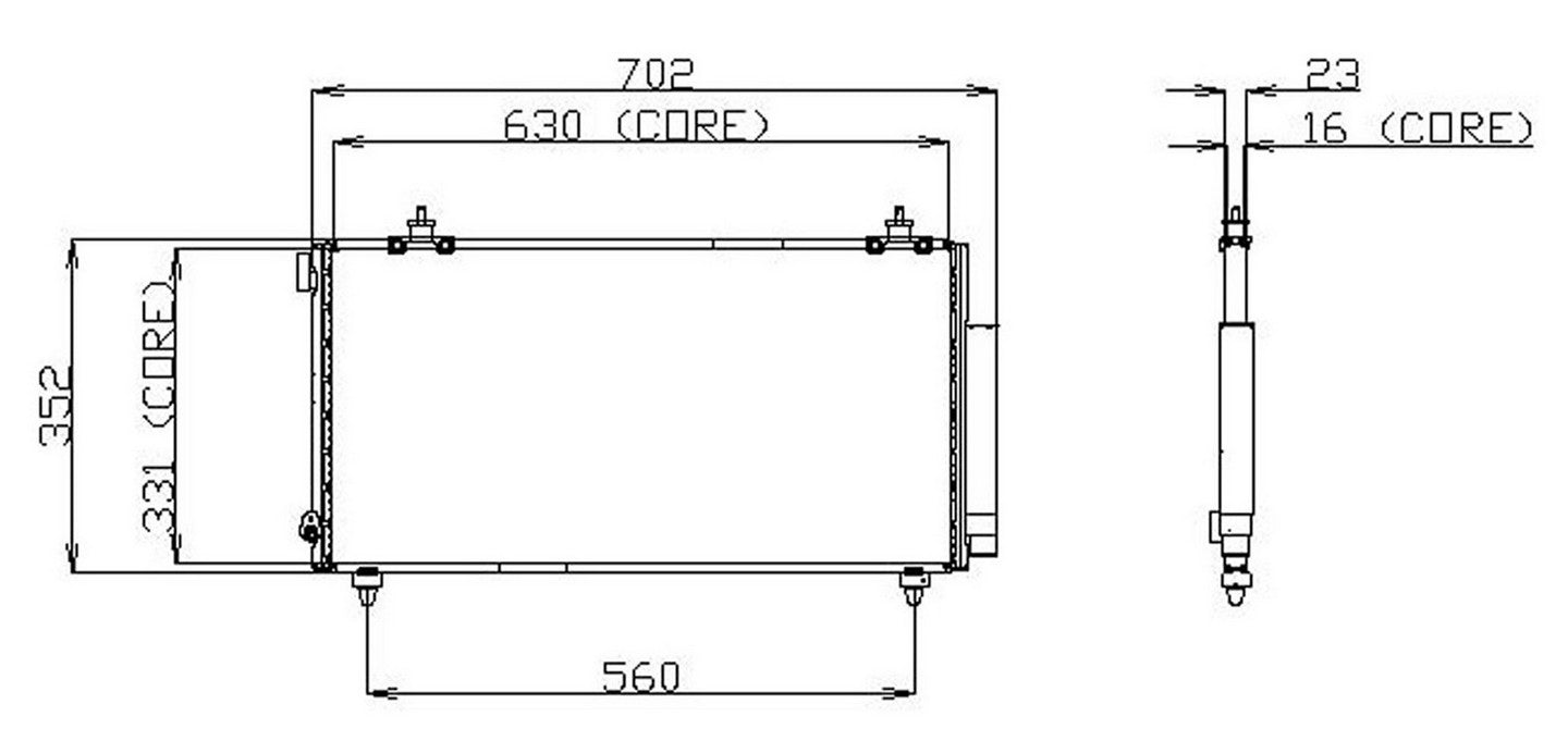 A/C Condenser Denso 477-0585