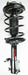 Suspension Strut and Coil Spring Assembly FCS Automotive 1331596R