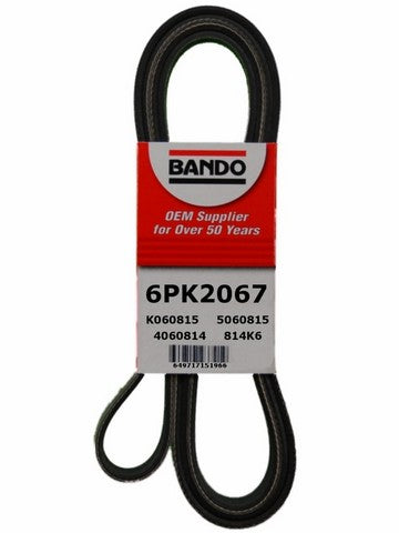 Serpentine Belt Bando 6PK2067