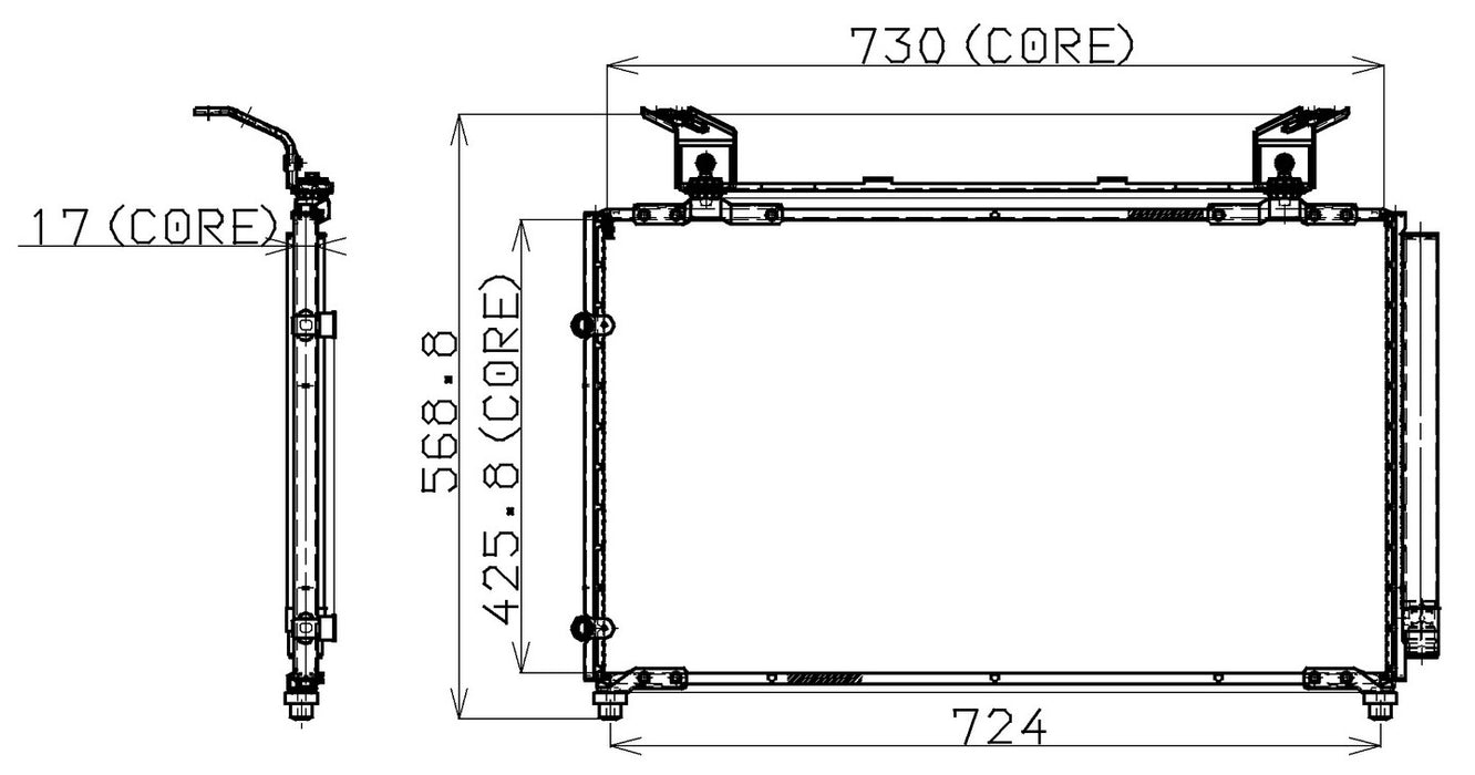 A/C Condenser Denso 477-0519